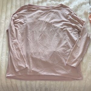 Lululemon Light Pink Long Sleeve Top